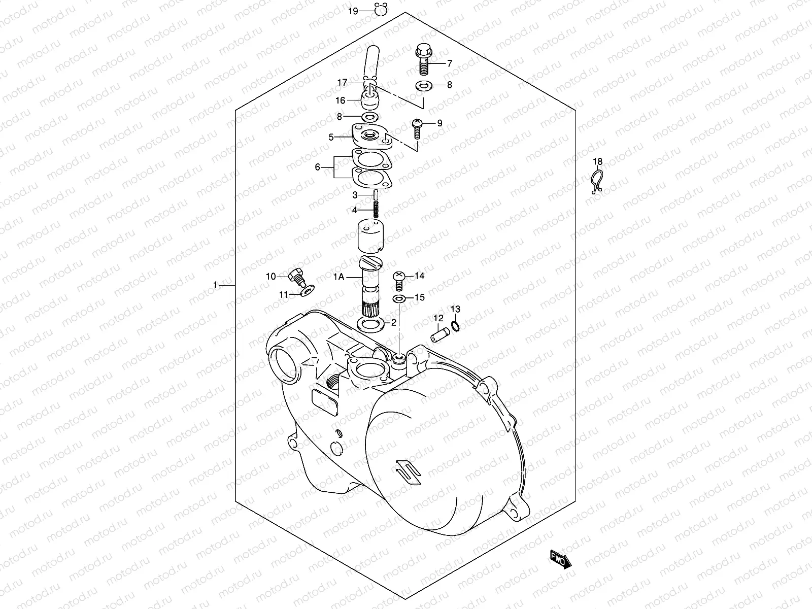 CLUTCH COVER/OIL PUMP