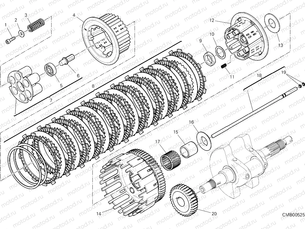 CLUTCH (FCC) [MOD:SCR800FT]