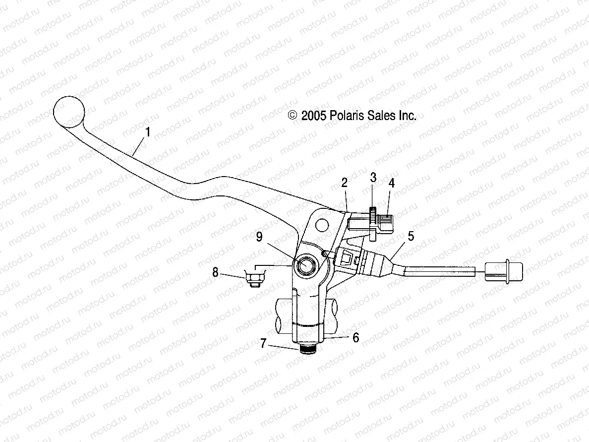 CLUTCH LEVER - A07GP50AA/AB (4999201899920189A10) | CLUTCH LEVER - A07GP50AA/AB (4999201899920189A10)