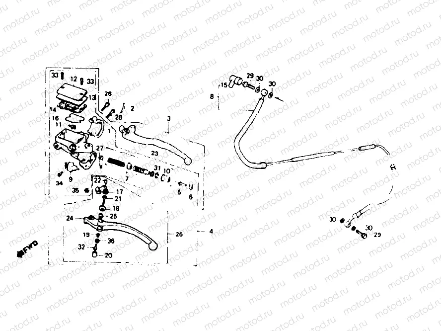Clutch master cylinder