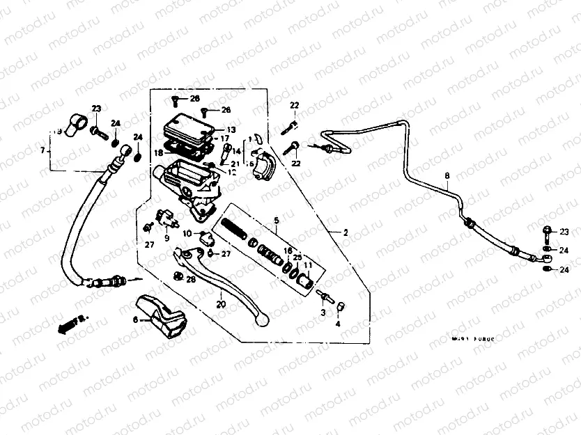 Clutch master cylinder