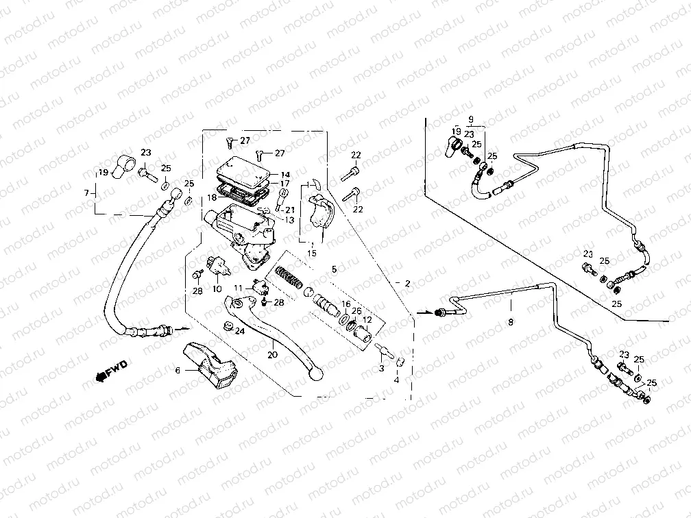 Clutch master cylinder