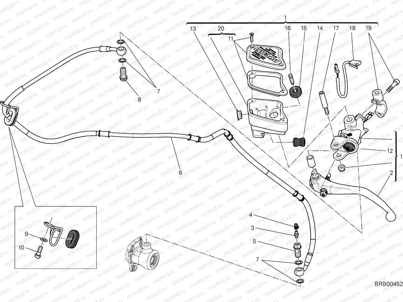 CLUTCH MASTER CYLINDER [MOD:DVL]