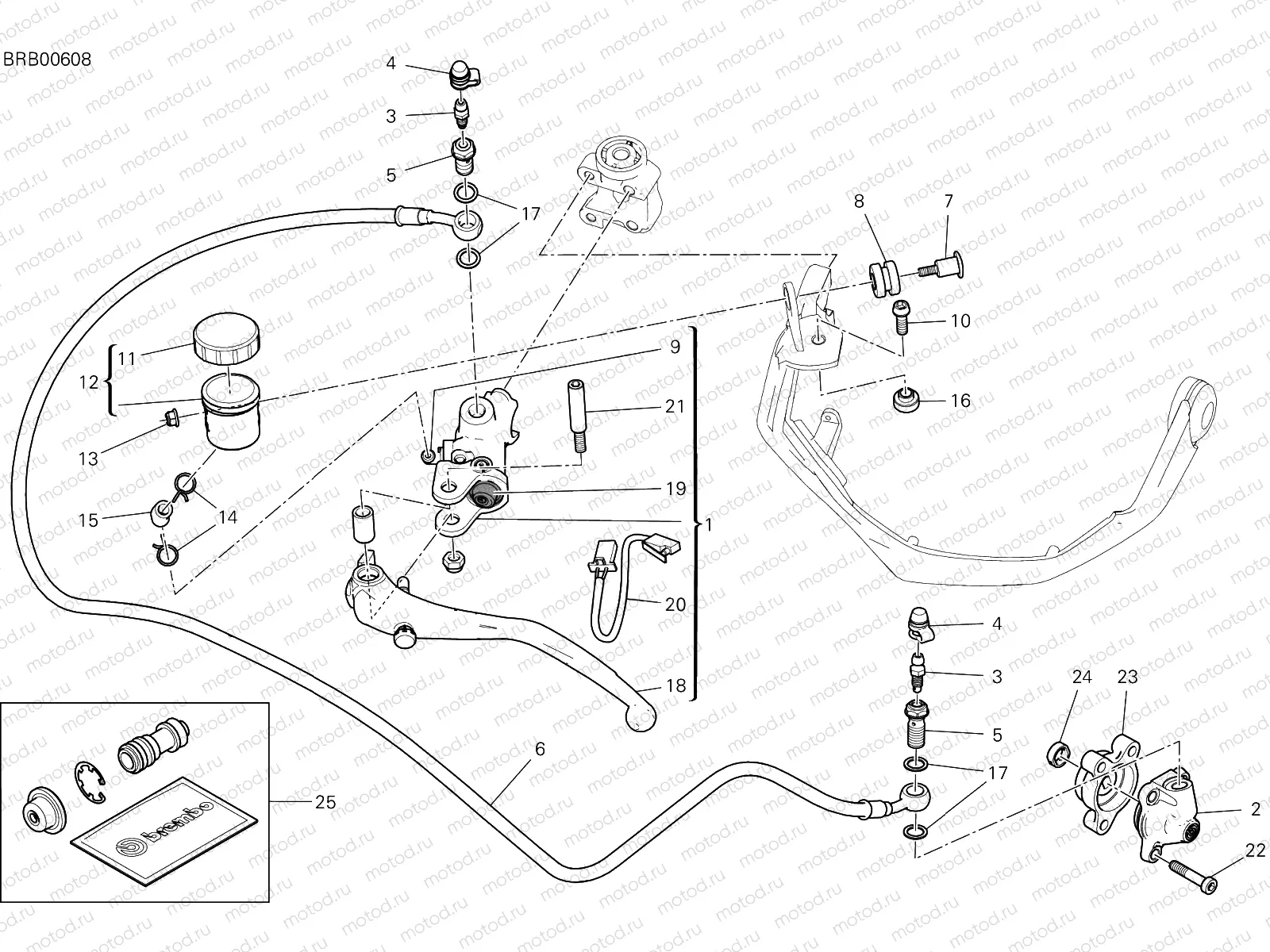 CLUTCH MASTER CYLINDER [MOD:MS1260E]