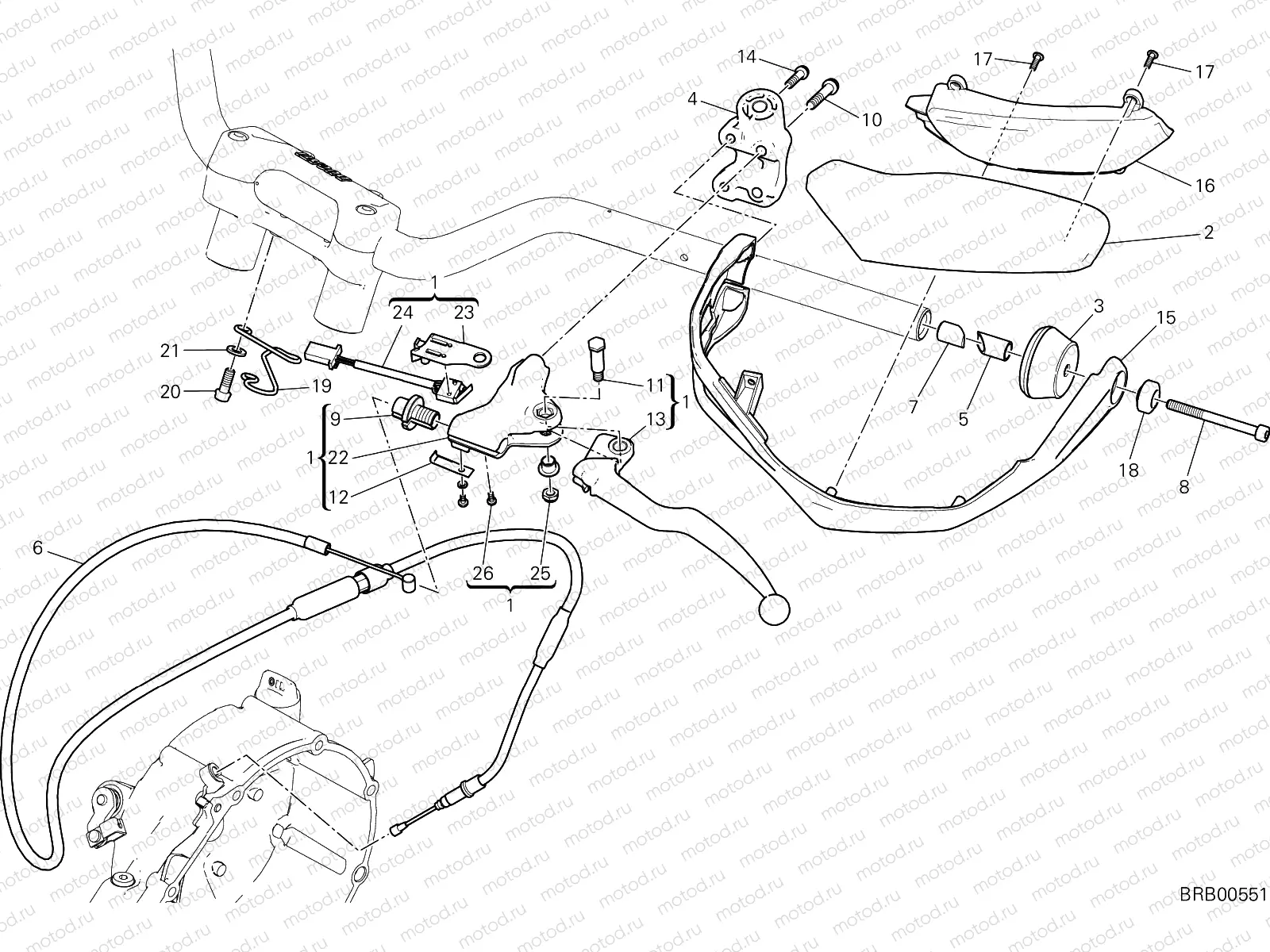 CLUTCH MASTER CYLINDER [MOD:MS950T]