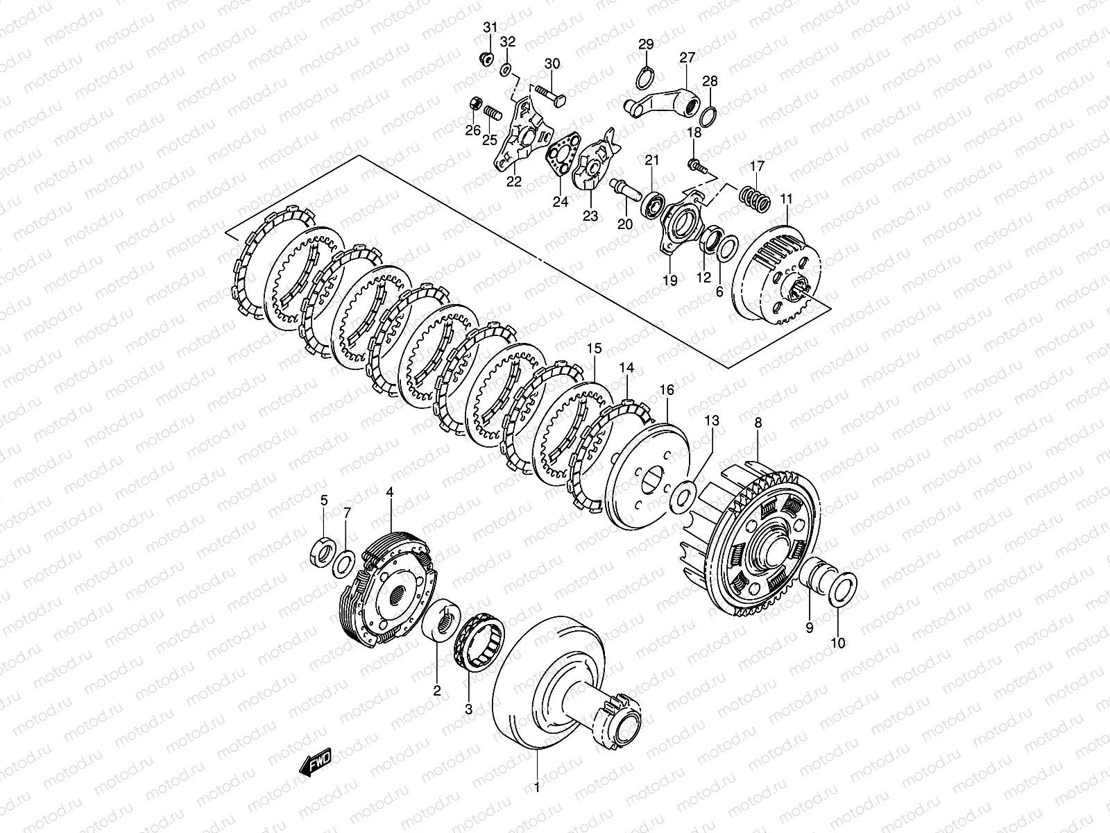 CLUTCH (MODEL K3)