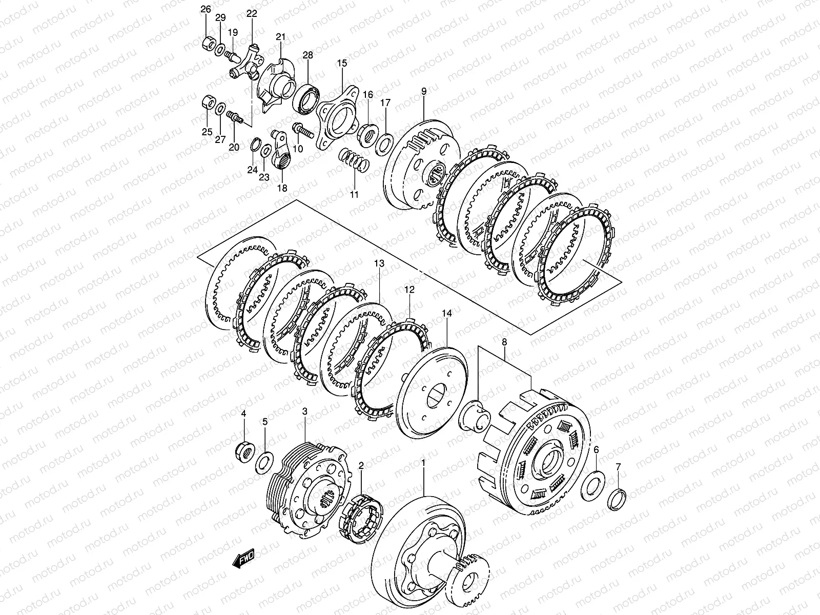 CLUTCH (MODEL K4/K5/K6/K7)