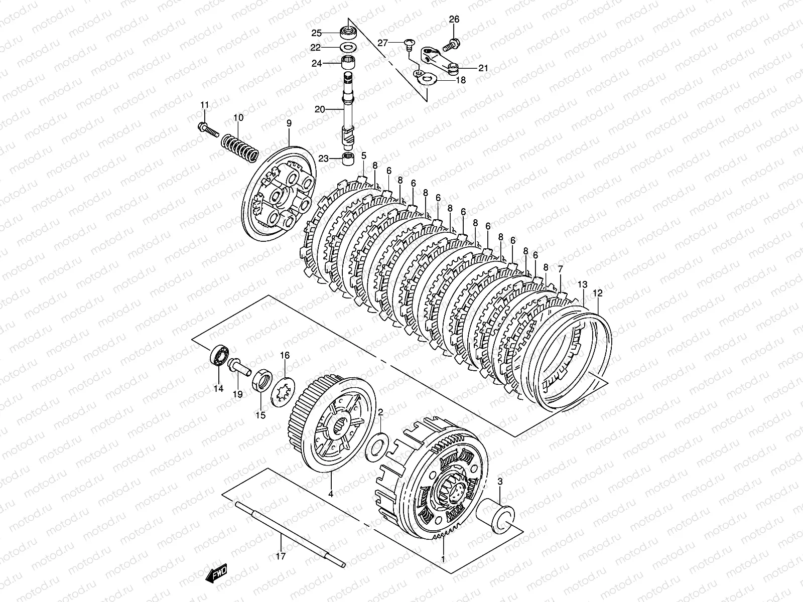 CLUTCH (MODEL K5/K6/K7)