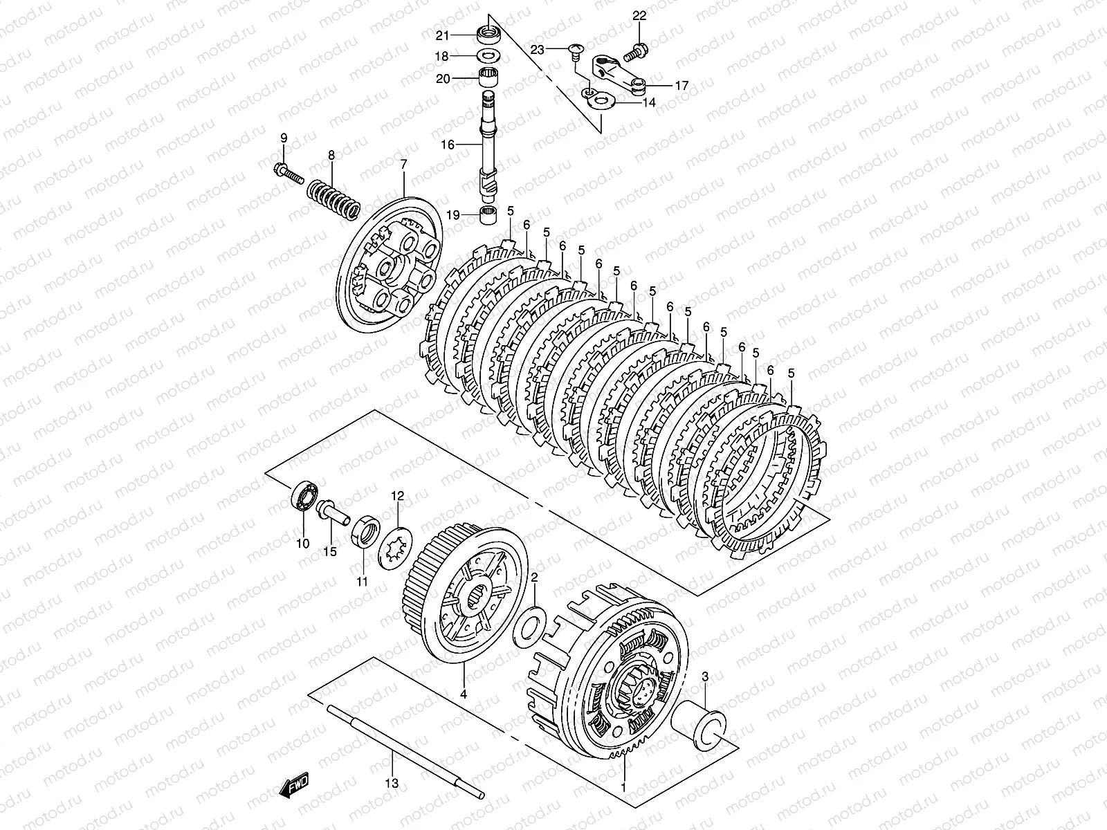 CLUTCH (MODEL K5/K6/K7)