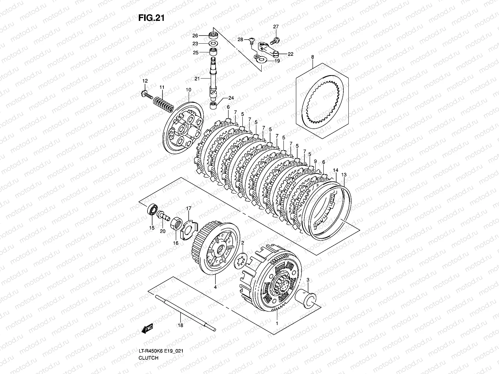 CLUTCH (MODEL K6/K7)