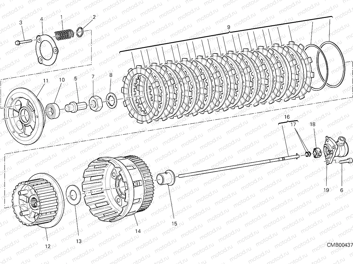 CLUTCH [MOD:M 1200R]