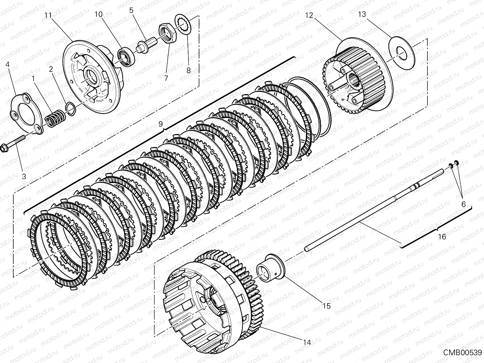 CLUTCH [MOD:M 1200S]