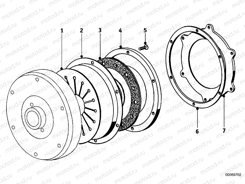 Clutch - single parts