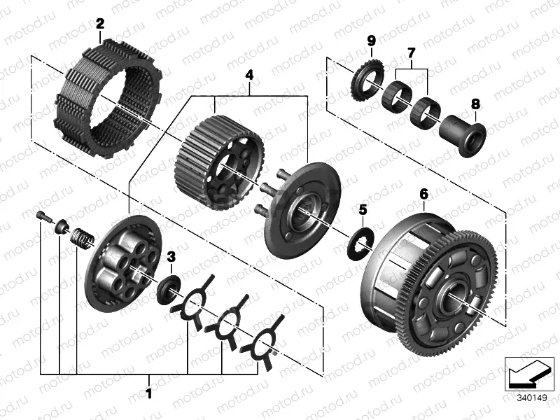 CLUTCH - SINGLE PARTS