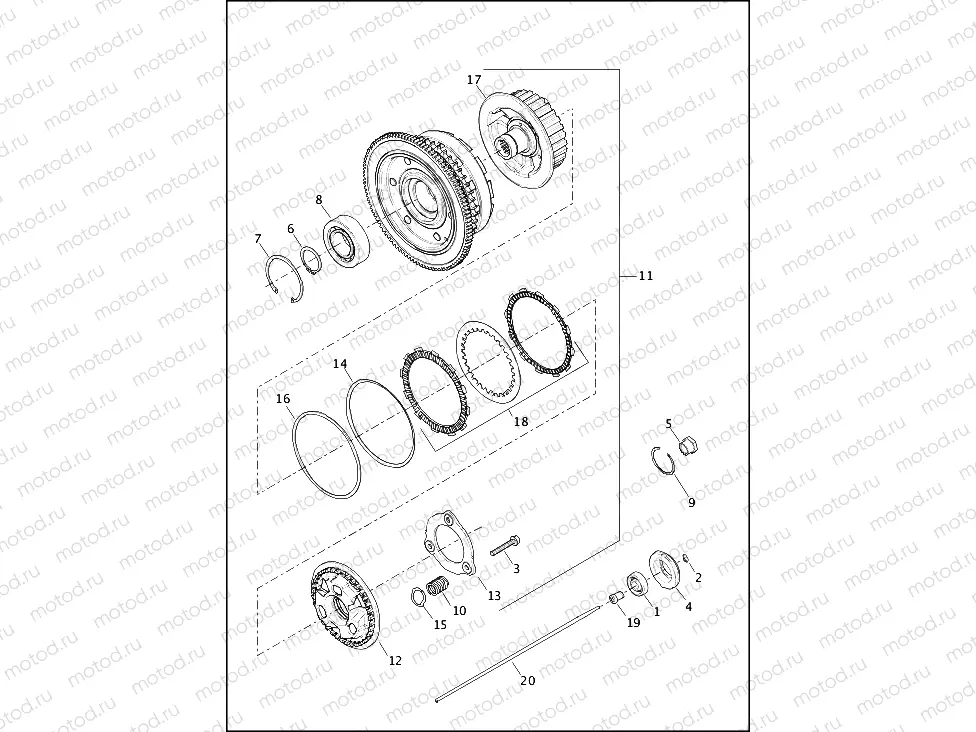 CLUTCH - TWIN CAM 110â¢, Assist & Slip