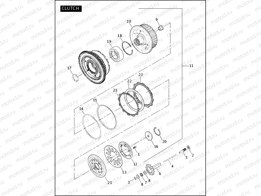 CLUTCH - TWIN CAM 96â¢