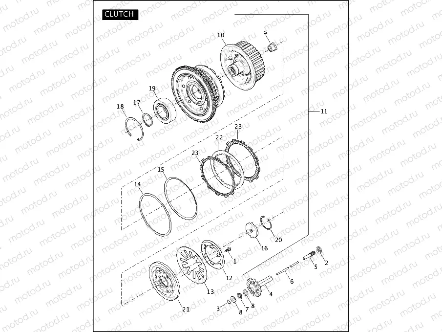 CLUTCH - TWIN CAM 96â¢