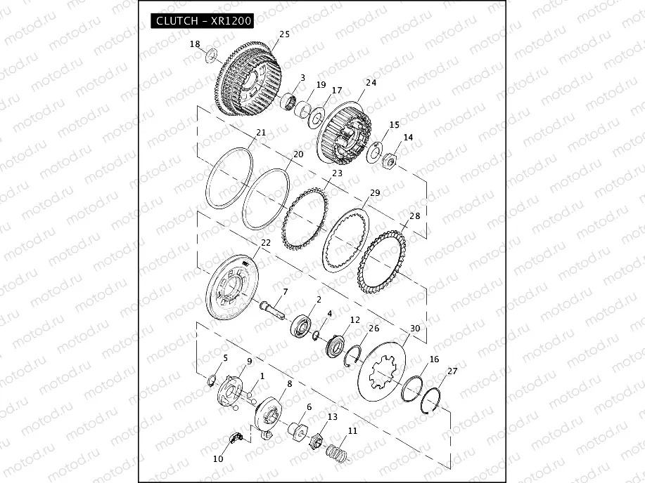 CLUTCH - XR1200