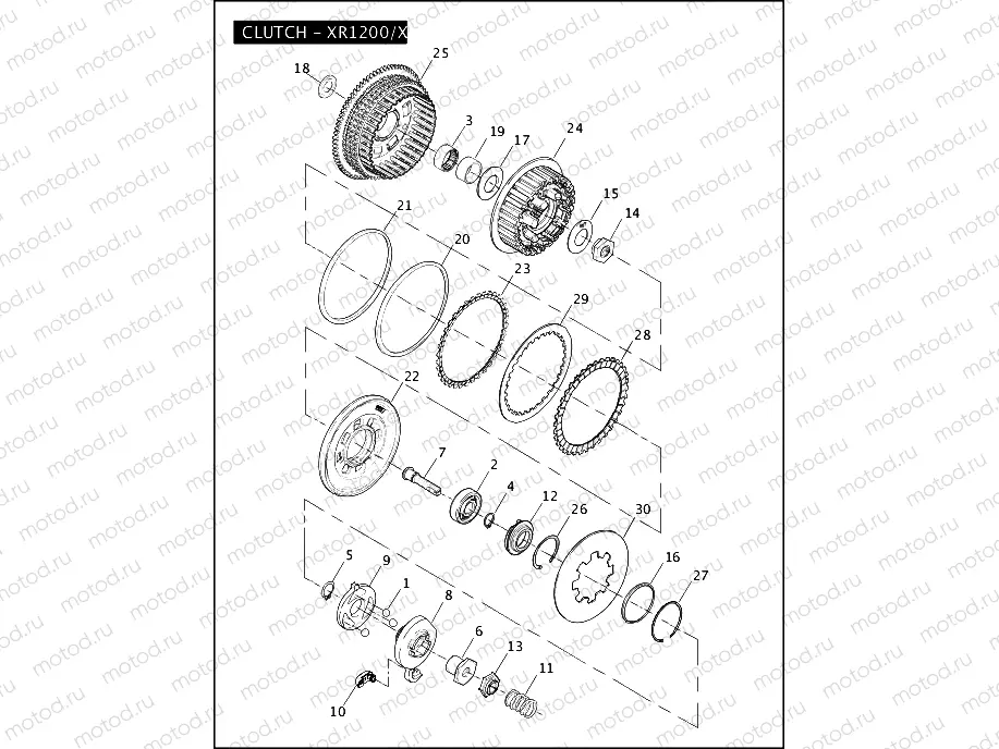 CLUTCH - XR1200/X