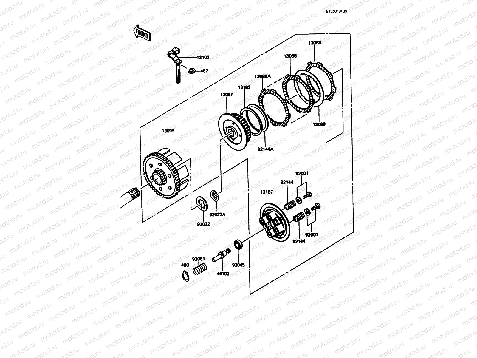 Clutch(MX125AE013437-)