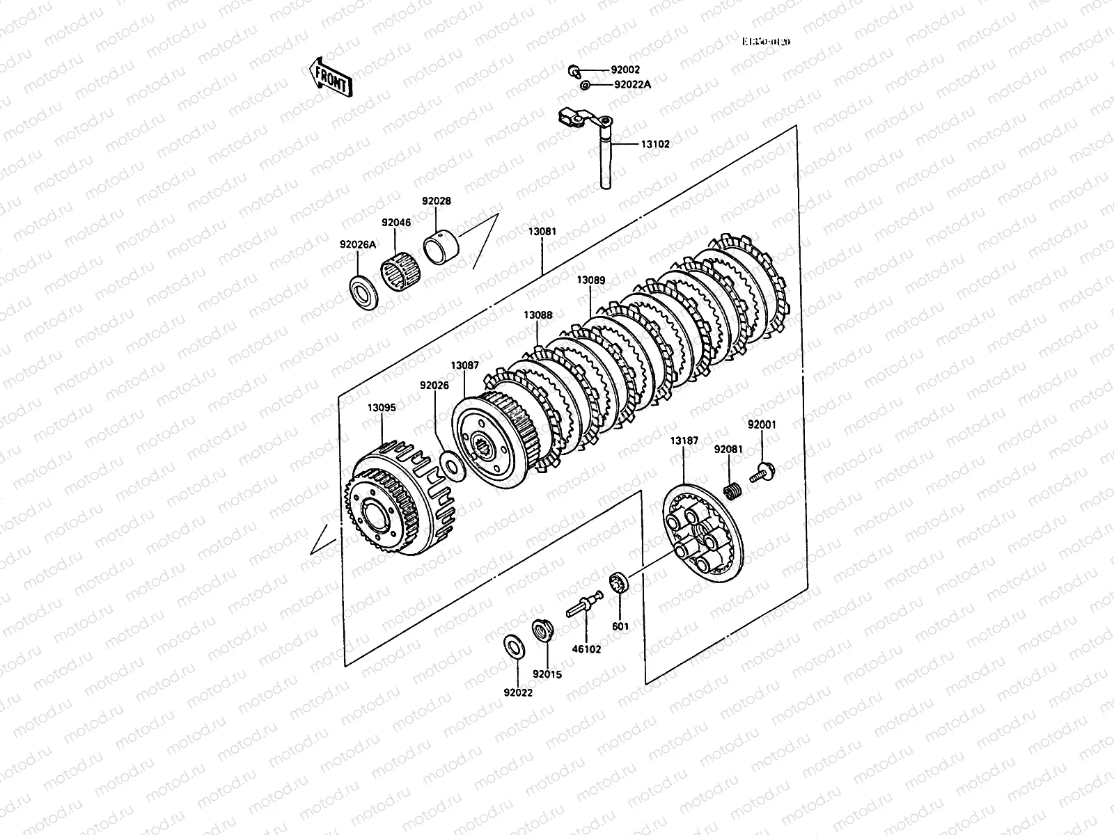Clutch(ZX600AE025001-051066)