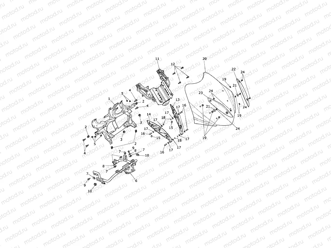 Cockpit Subframe & Screen