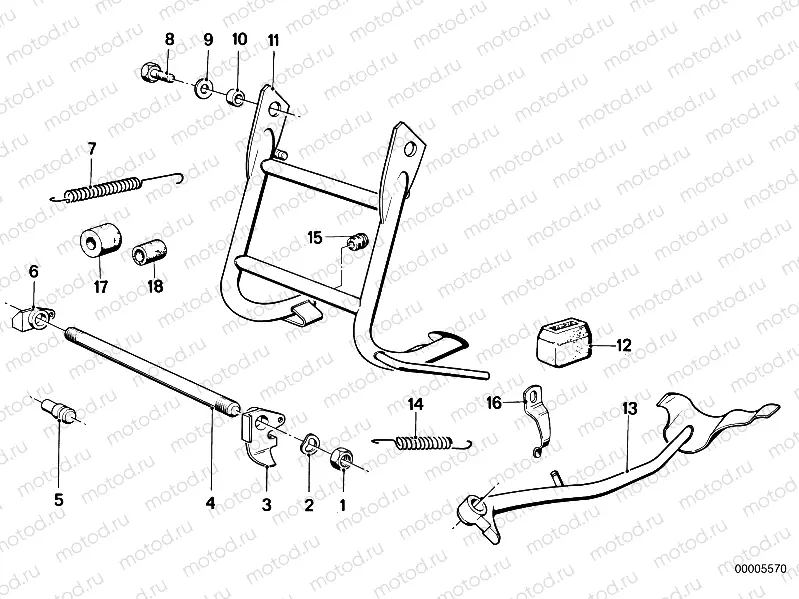 Collapsible stand/side stand