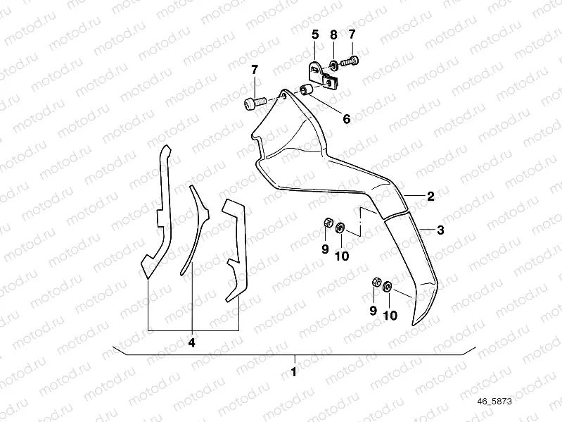 Comfort spoiler modification kit