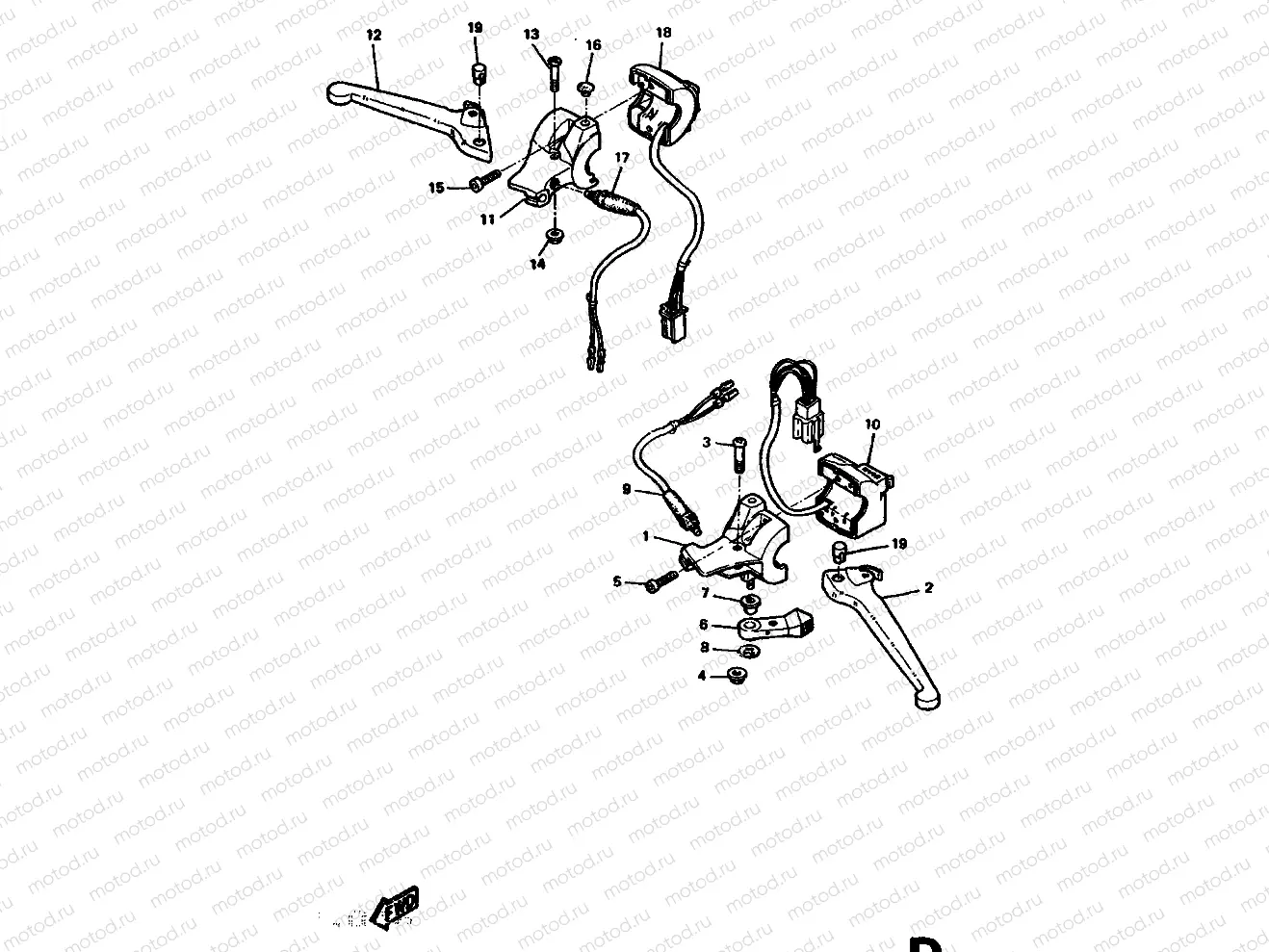 COMMUTATEUR ET LEVIER