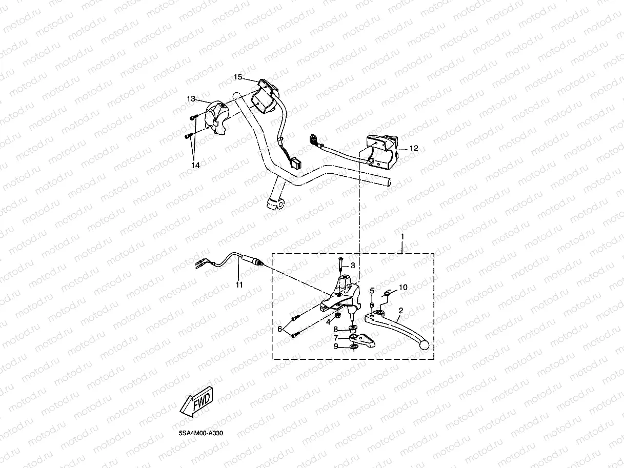 COMMUTATEUR ET LEVIER