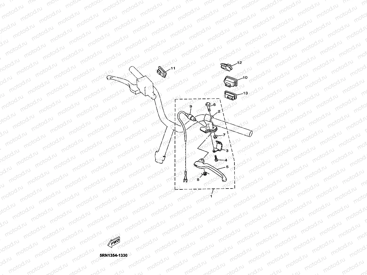 COMMUTATEUR ET LEVIER