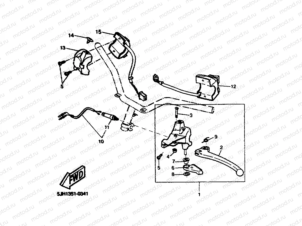 COMMUTATEUR ET LEVIER