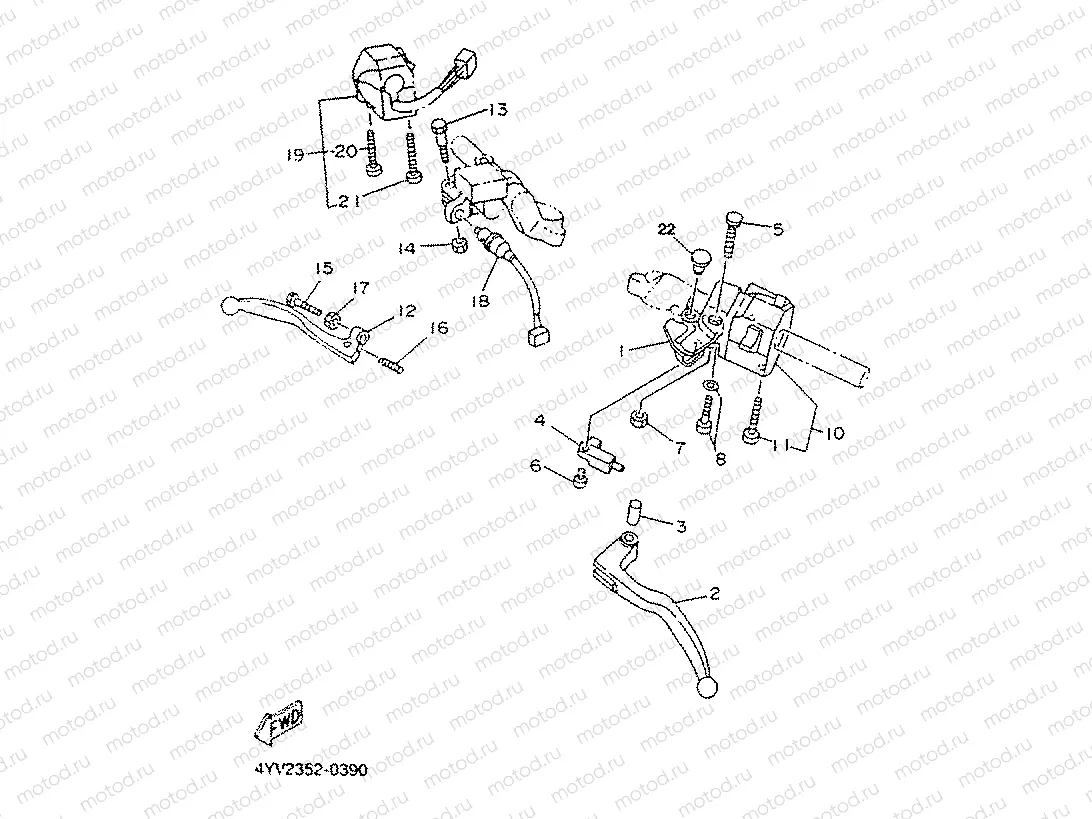 COMMUTATEUR ET LEVIER