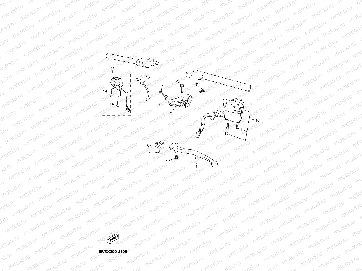 COMMUTATEUR ET LEVIER