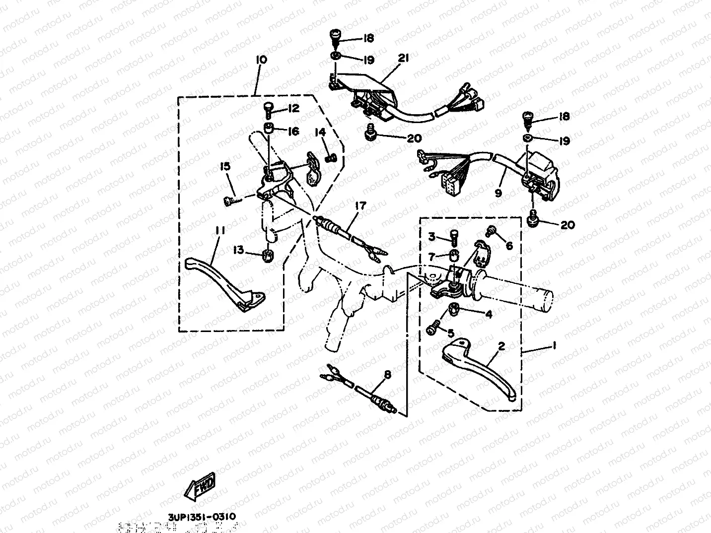 COMMUTATEUR ET LEVIER