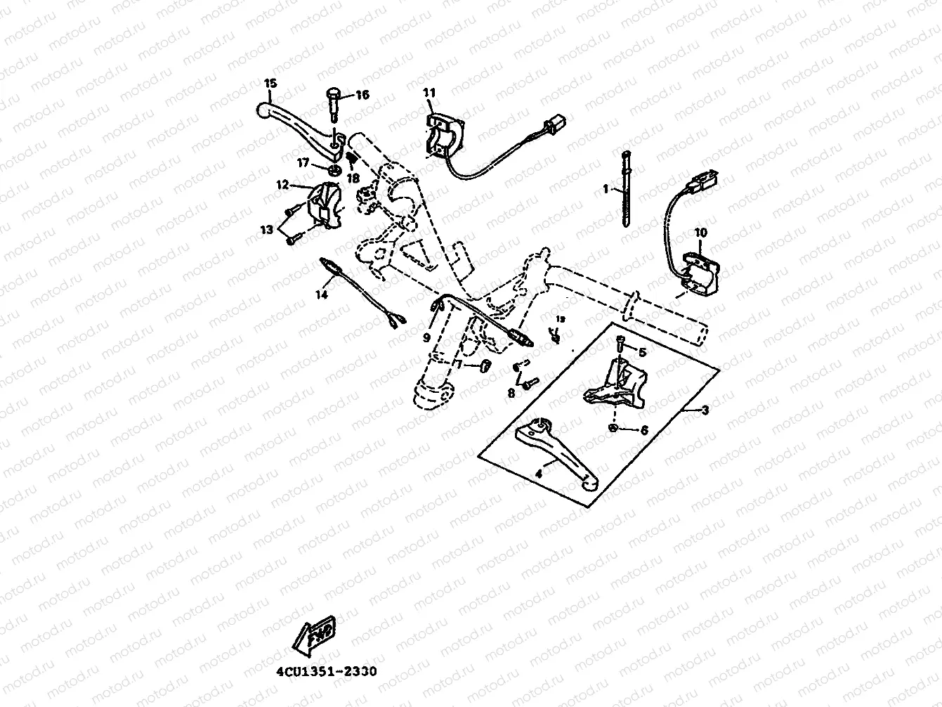 COMMUTATEUR ET LEVIER