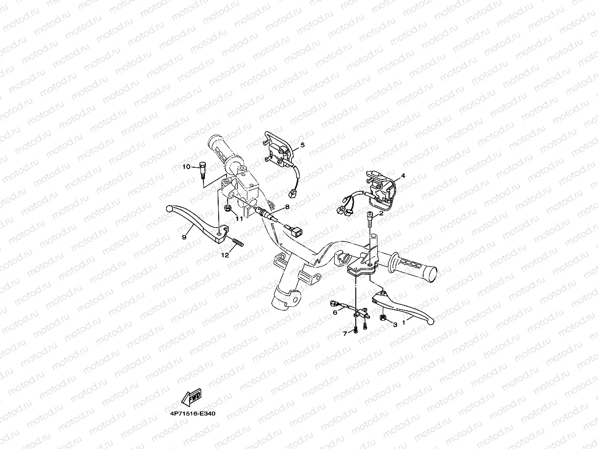 COMMUTATEUR ET LEVIER