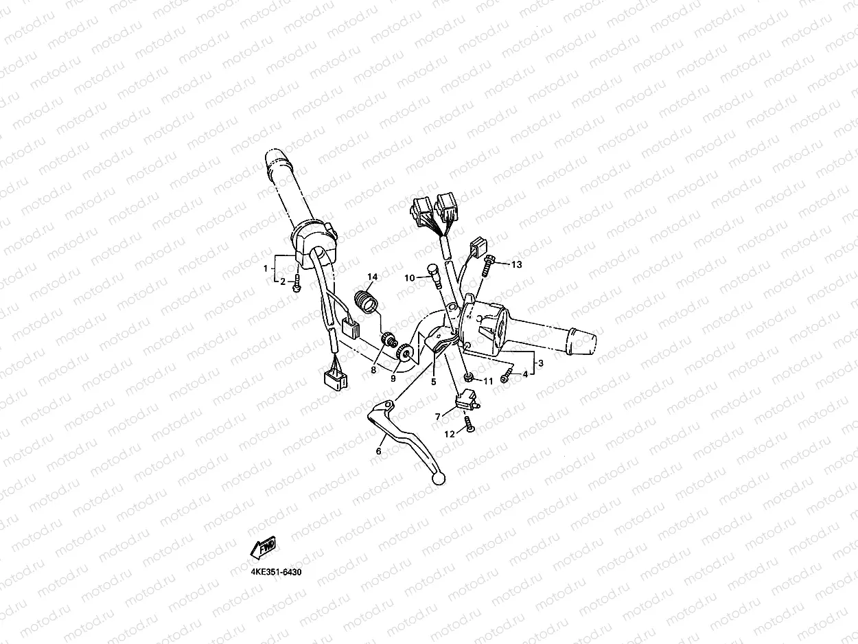 COMMUTATEUR ET LEVIER