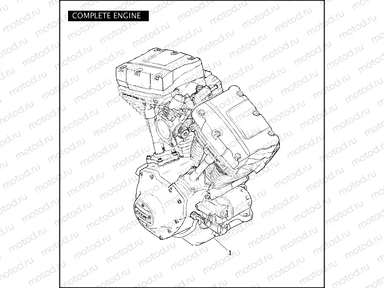 COMPLETE ENGINE - TWIN CAM 103â¢