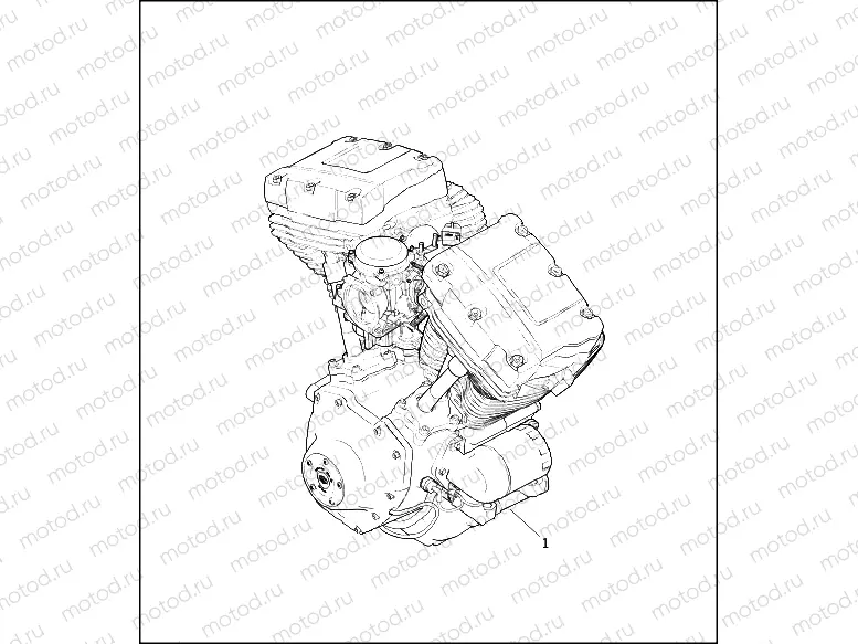 COMPLETE ENGINE - TWIN CAM 88â¢