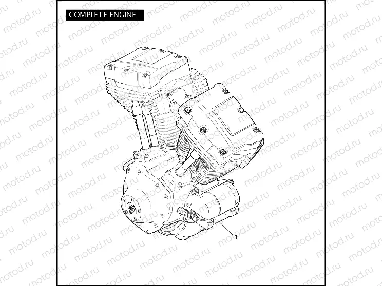 COMPLETE ENGINE - TWIN CAM 88â¢