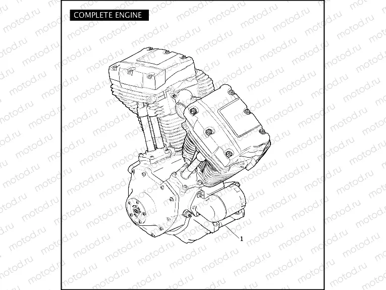COMPLETE ENGINE - TWIN CAM 88â¢