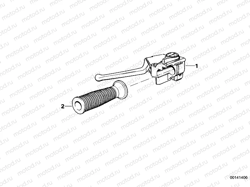 Complete left handle unit