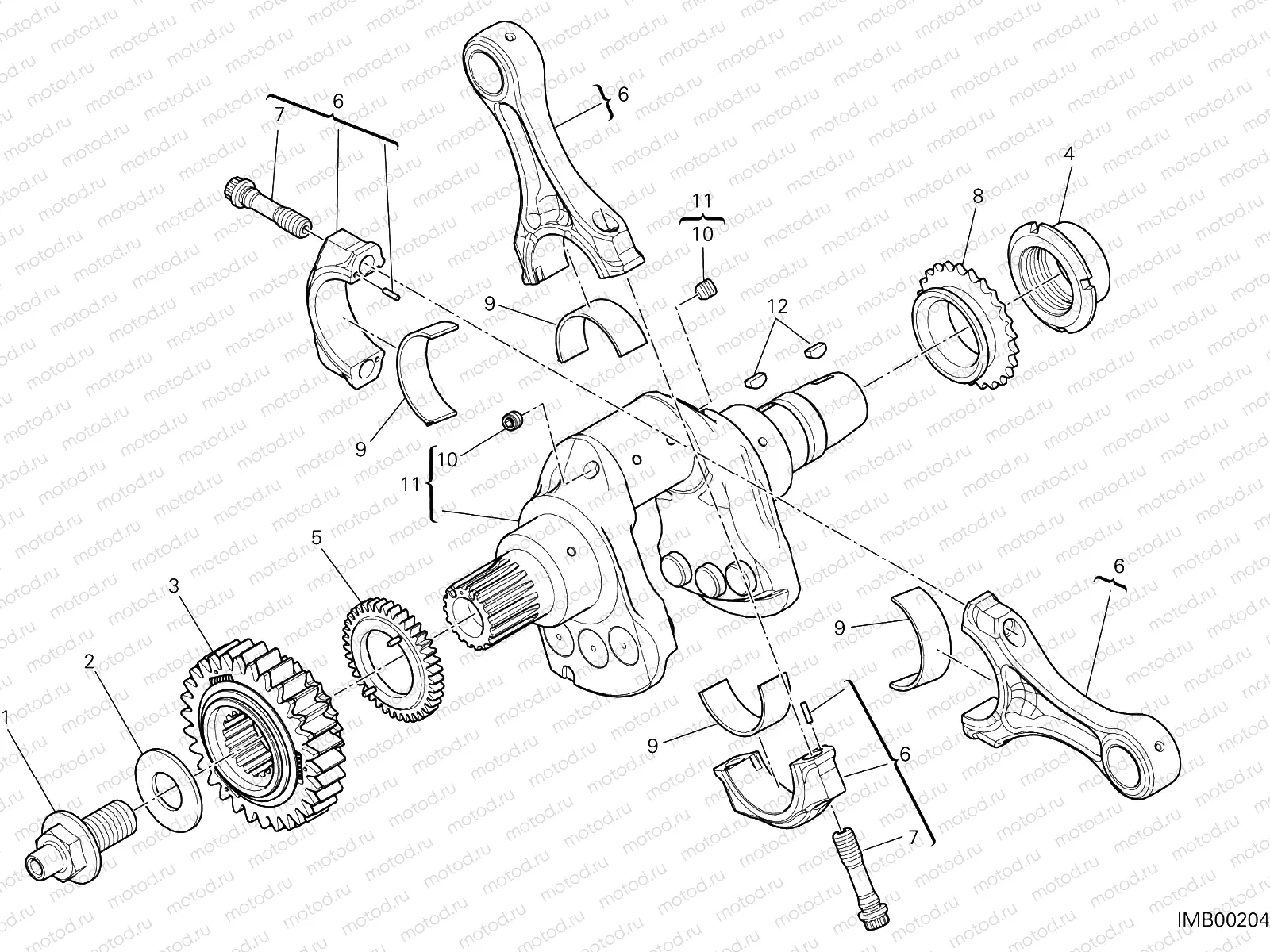 CONNECTING RODS [MOD:1199 R]