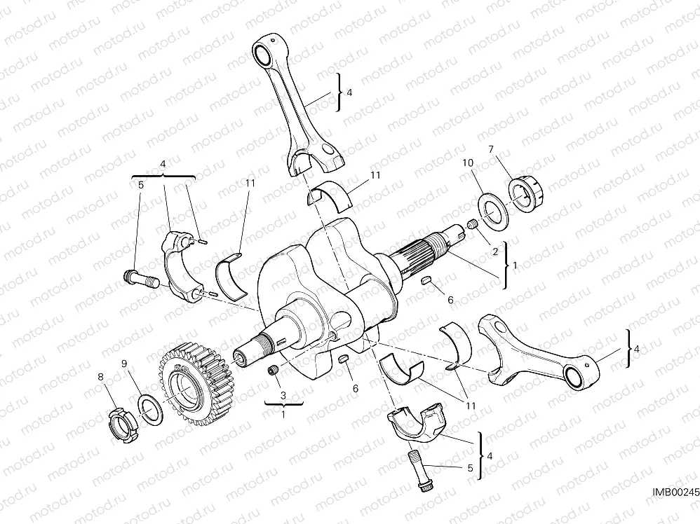 CONNECTING RODS [MOD:SCR11SPE]