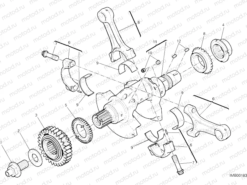 CONNECTING RODS » VALVE DRIVE