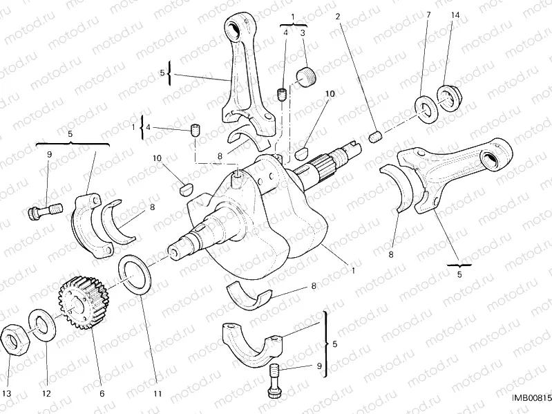 CONNECTING RODS » VALVE DRIVE