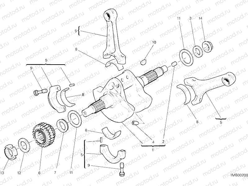 CONNECTING RODS » VALVE DRIVE