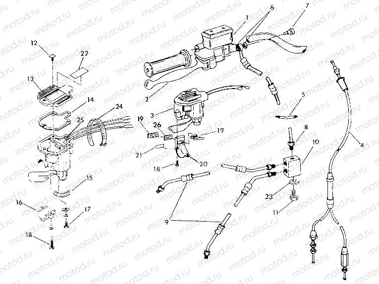 CONROL ASSEMBLY | CONROL ASSEMBLY,RH Norwegian 6X6 (4923742374019A)
