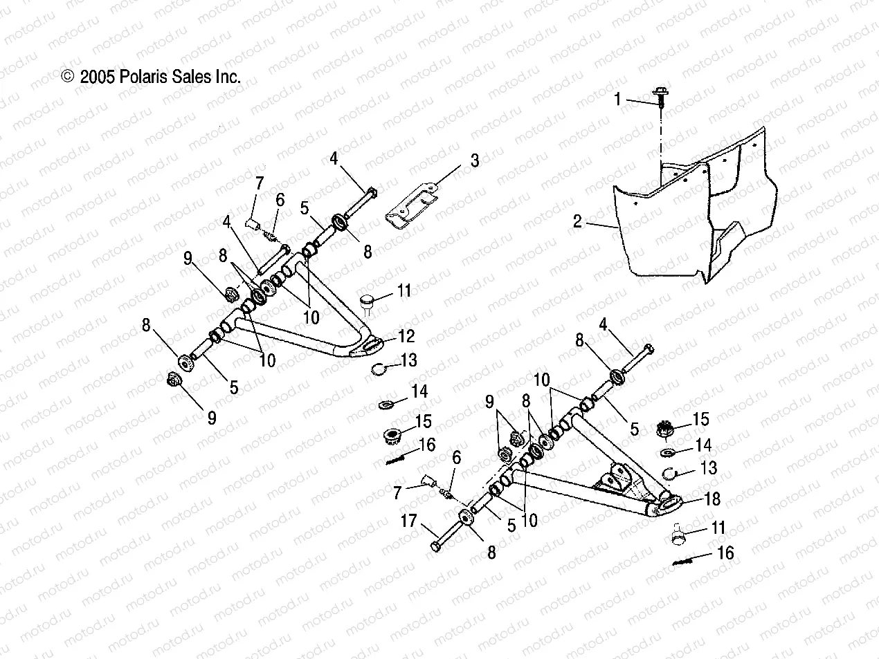 CONTROL ARM and FOOTREST - A06PB20AA/AB/AC/LE (4999202449920244B05) | CONTROL ARM and FOOTREST - A06PB20AA/AB/AC/LE (4999202449920244B05)